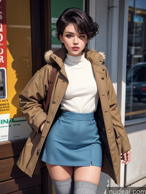 related ai porn images free for 60s Mini Skirt Parka Polo Thigh Socks Vintage Pixie 18