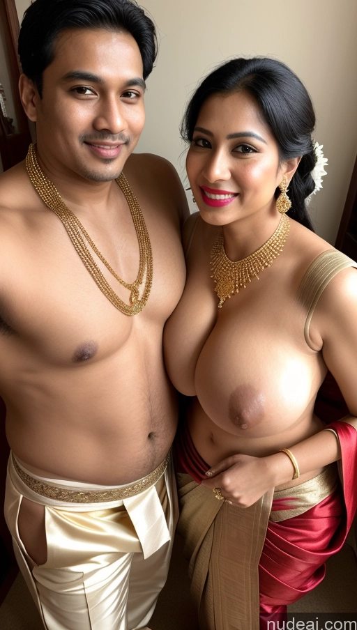 related ai porn images free for Busty Huge Boobs Beautiful Lipstick Big Ass Fairer Skin 50s Happy Sexy Face Black Hair Straight Malaysian Skin Detail (beta) Front View Sari Traditional Wedding Partially Nude Jewelry Gold Jewelry Bright Lighting Woman + Man Two