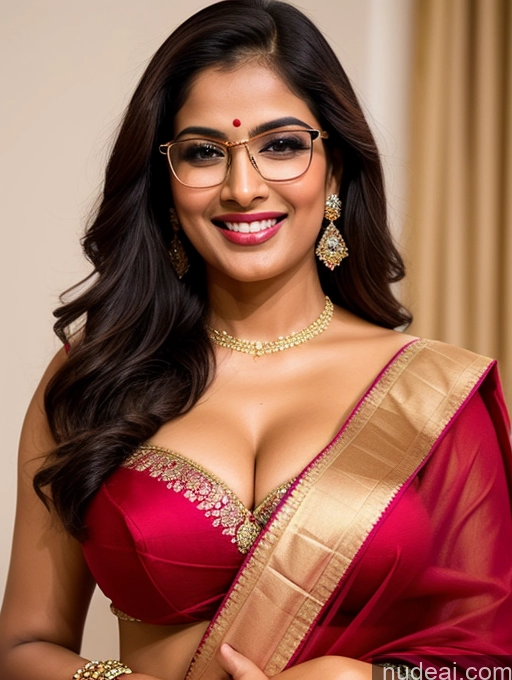 related ai porn images free for Miss Universe Model Busty Glasses 20s Happy Seductive Indian Sari