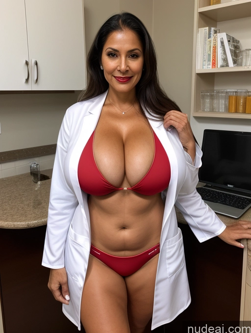 related ai porn images free for One Busty Huge Boobs Tanned Skin 70s Brazilian Front View Microkini Thong Lab Coat Professor Vampire