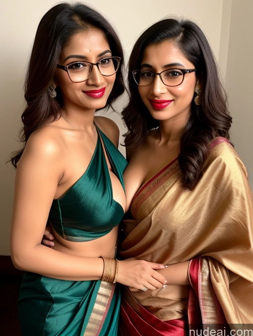 related ai porn images free for Perfect Boobs Small Tits Beautiful Glasses Lipstick Small Ass Skinny 20s Ginger Indian Sari Two