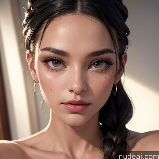 related ai porn images free for Beautiful 20s Skin Detail (beta) Bright Lighting Detailed Bra Close-up View Miss Universe Model Braided