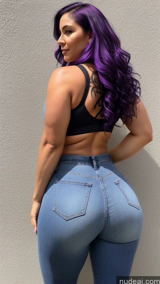 related ai porn images free for Athlete Big Hips Big Ass Jeans Purple Hair