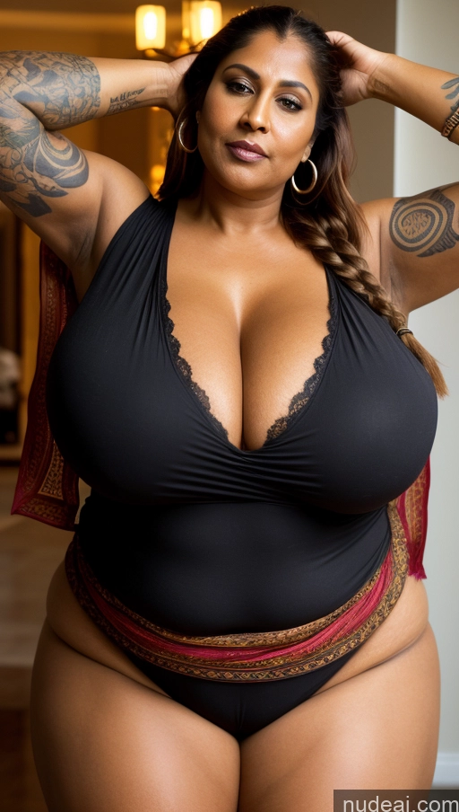 related ai porn images free for Milf Busty Huge Boobs Beautiful Tattoos Muscular Big Ass Thick Chubby Fat Big Hips Tall Dark Skin 50s Ginger Braided Indian Close-up View T-pose Sexy Face Hell Blouse Sari