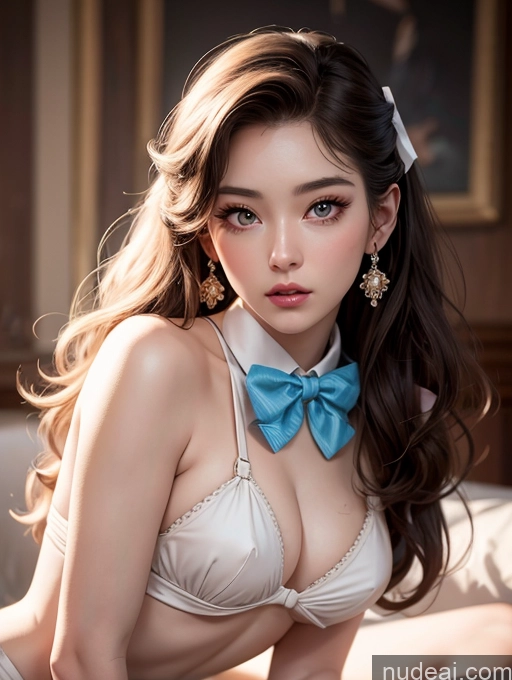 related ai porn images free for Beautiful Woman Fairer Skin Perfect Body 20s Korean Long Hair Small Tits Bending Over Bow Tie