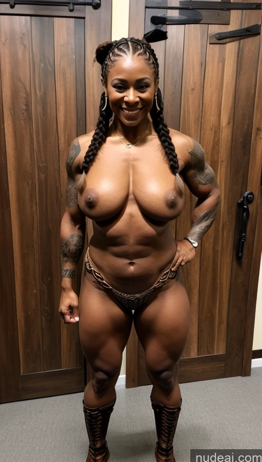 related ai porn images free for Bodybuilder 80s Muscular Abs Dark Skin Short Thick Nude Pirate Braided Tattoos Big Ass Big Hips Small Tits Viking