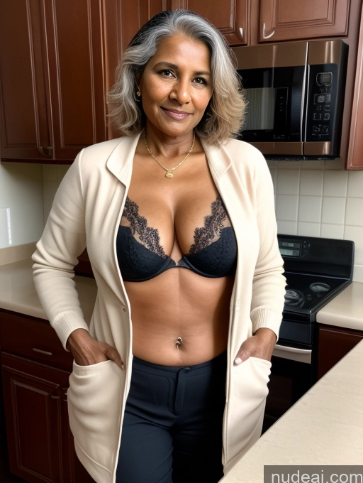 related ai porn images free for Milf Two Perfect Boobs Perfect Body Dark Skin 70s Indian Kitchen Bra Jacket Jeans Professor Secretary Cleavage Partially Nude Detailed