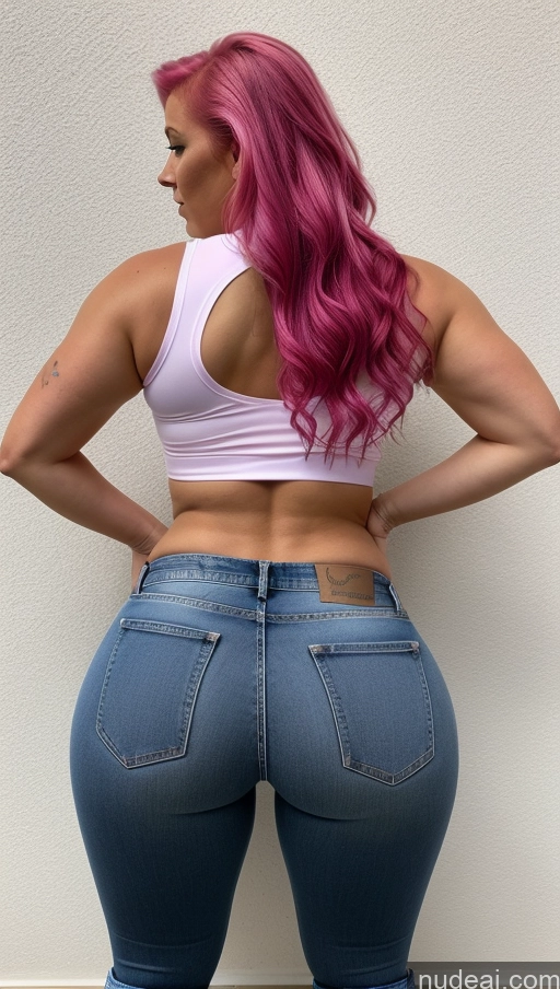 related ai porn images free for Athlete Big Ass Big Hips Jeans Pink Hair