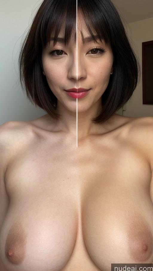 related ai porn images free for Woman One Beautiful Lipstick Fairer Skin 30s Black Hair Bobcut Skin Detail (beta) Close-up View Skinny Huge Boobs Japanese