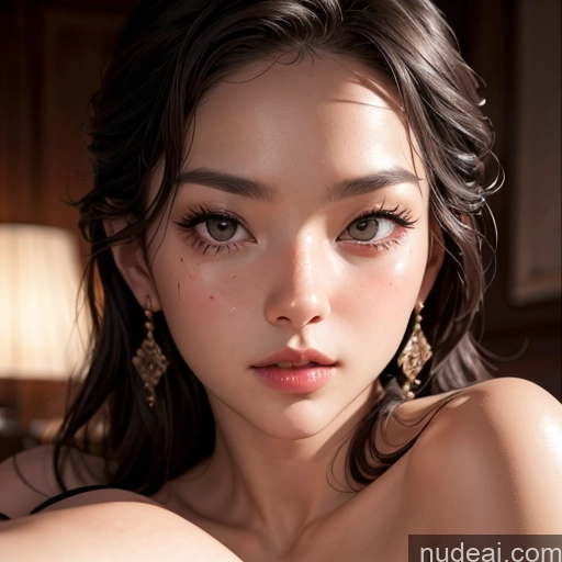 related ai porn images free for Beautiful Seductive Skin Detail (beta) Close-up View Bright Lighting Detailed 20s Bikini Mongolian