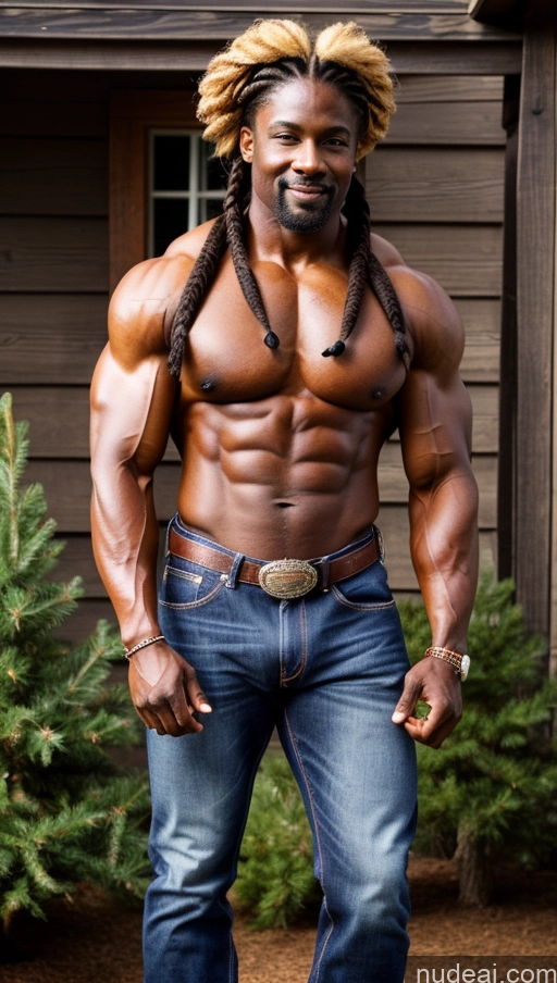 related ai porn images free for Muscular Abs Thick Lumberjack Western Braided Dark Skin 80s Ginger Black Jeans Bodybuilder