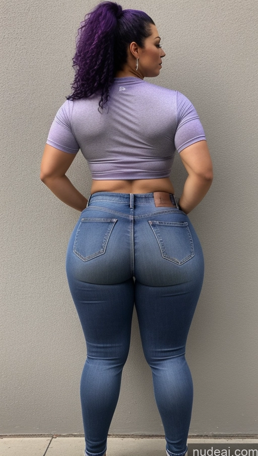 related ai porn images free for Big Hips Big Ass Athlete Jeans Purple Hair