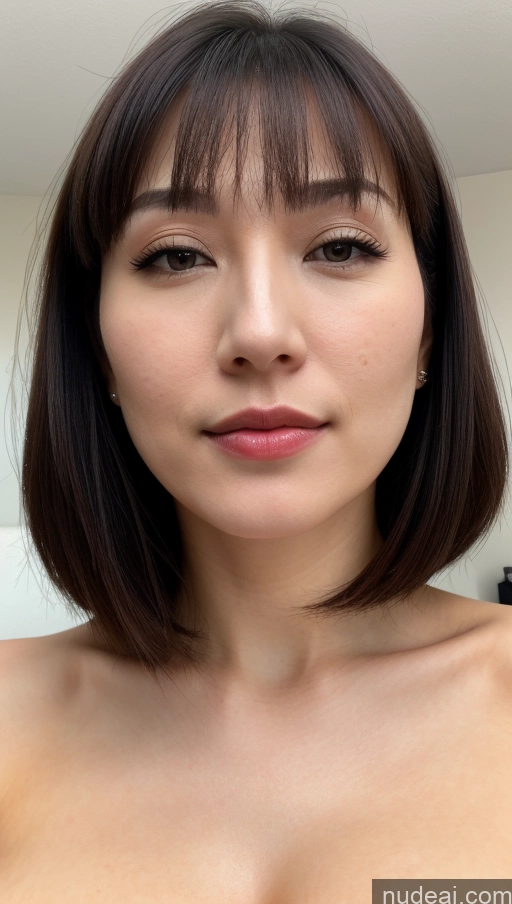 related ai porn images free for Woman One Beautiful Fairer Skin 30s Black Hair Skin Detail (beta) Close-up View Japanese Huge Boobs Lipstick Bobcut