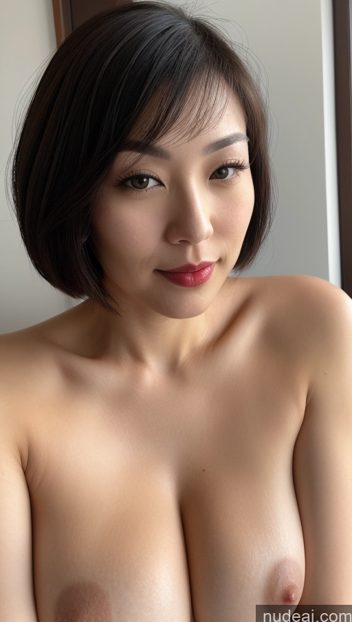 related ai porn images free for Woman One Huge Boobs Beautiful Lipstick Fairer Skin 30s Black Hair Bobcut Japanese Close-up View Skin Detail (beta)