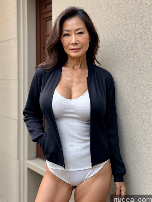 related ai porn images free for Milf Perfect Boobs Beautiful Perfect Body 70s Chinese Blouse Casual Jacket Professor Stylish Sweater Cleavage Topless Detailed