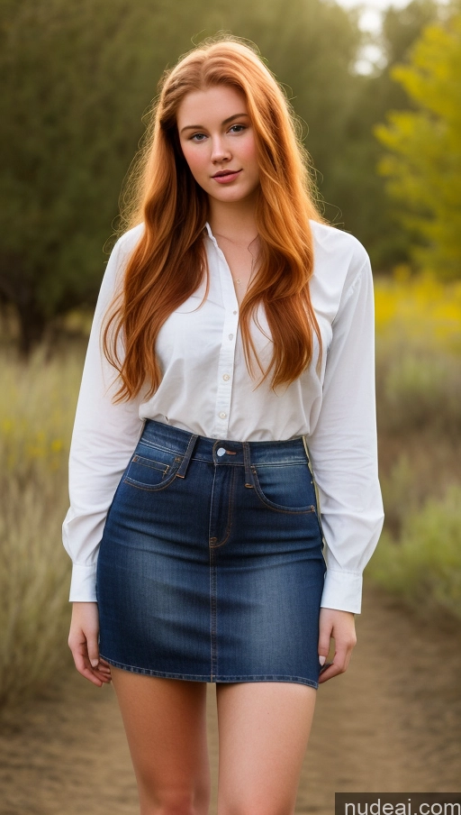 related ai porn images free for 18 Thick Ginger Jeans Mini Skirt Western