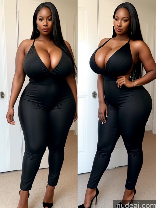 related ai porn images free for Woman One Huge Boobs Perfect Boobs Big Ass Thick Big Hips Perfect Body 30s Sexy Face Black Hair Long Hair African High Heels Cleavage Jumpsuit