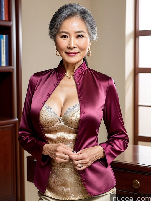 related ai porn images free for Woman Perfect Boobs Beautiful Perfect Body 70s Chinese Blouse Bra Jacket Professor Stylish Suit Detailed