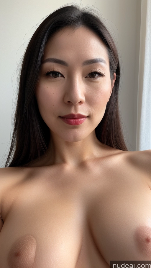 related ai porn images free for Woman One Beautiful Lipstick Fairer Skin 30s Black Hair Skin Detail (beta) Slicked Close-up View Huge Boobs Japanese