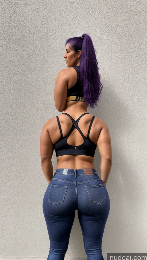 related ai porn images free for Athlete Big Ass Big Hips Jeans Purple Hair