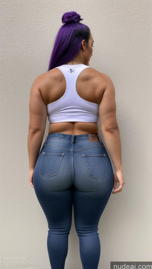 related ai porn images free for Athlete Big Ass Big Hips Jeans Purple Hair