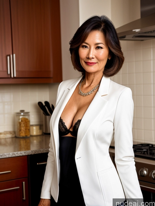 related ai porn images free for Milf Two Perfect Boobs Beautiful Perfect Body 70s Bobcut Bra Jacket Professor Stylish Suit Cleavage Dark Lighting Detailed Sexy Face Chinese Kitchen