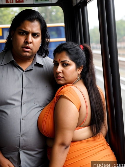 related ai porn images free for Busty Huge Boobs Big Ass Fat Tall Big Hips Chubby Thick Indian Sari Detailed Woman + Man Black Hair Pigtails 50s Shocked Angry Dark Fantasy Bus Close-up View Transparent Alternative