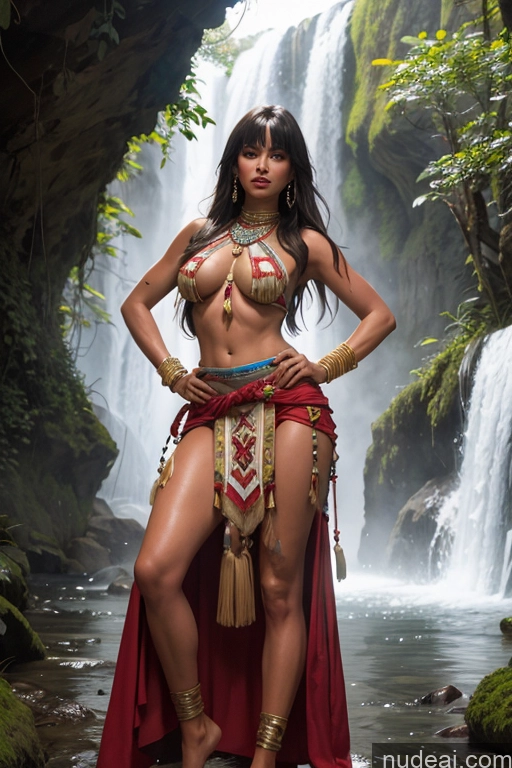 related ai porn images free for Tanned Skin Bangs Native American Art By Boris Vallejo Boris Vallejo Art Style Tribal 20s KendalJenner, Ohwx, Ohwx Womm Perfect Body Traditional Long Skirt Waterfall Forest Mexico City