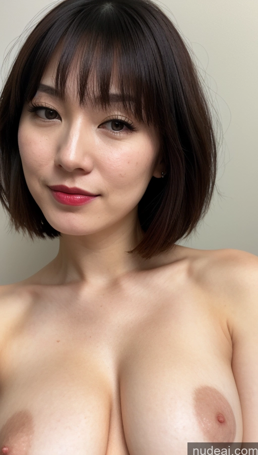 related ai porn images free for Woman One Fairer Skin 30s Skin Detail (beta) Close-up View Lipstick Beautiful Huge Boobs Japanese Bobcut Black Hair