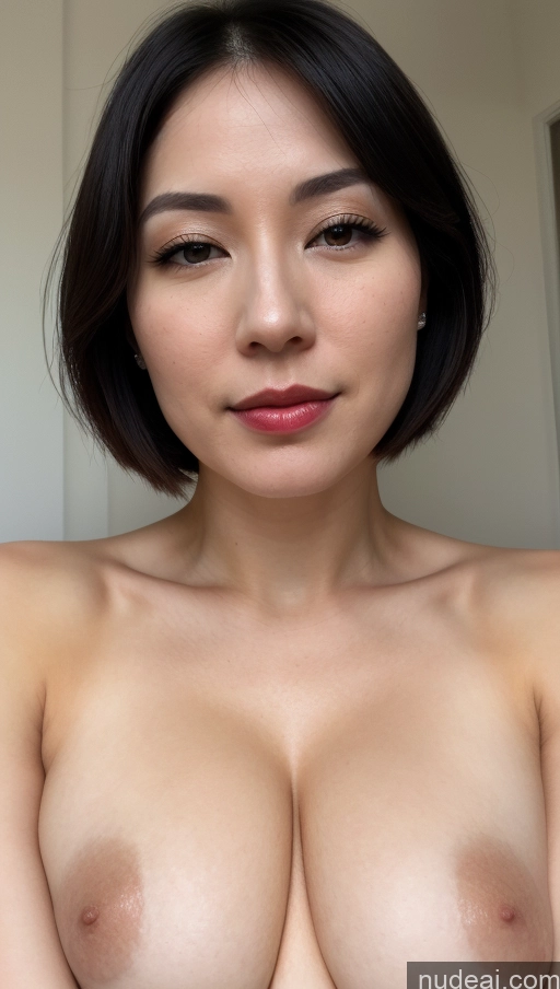 related ai porn images free for Woman One Fairer Skin 30s Skin Detail (beta) Close-up View Lipstick Beautiful Huge Boobs Japanese Bobcut Black Hair