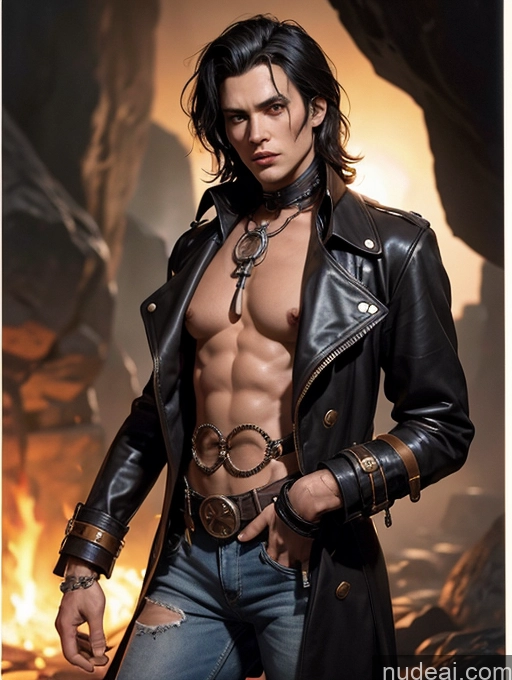 related ai porn images free for Short Hair Tanned Skin Black Hair Cave Jacket Tailcoat Trench Coat Tribal Topless Art By Boris Vallejo Boris Vallejo Art Style Fr4z3tt4 Japanese Jeans Steampunk Pirate Jewelry Vampire