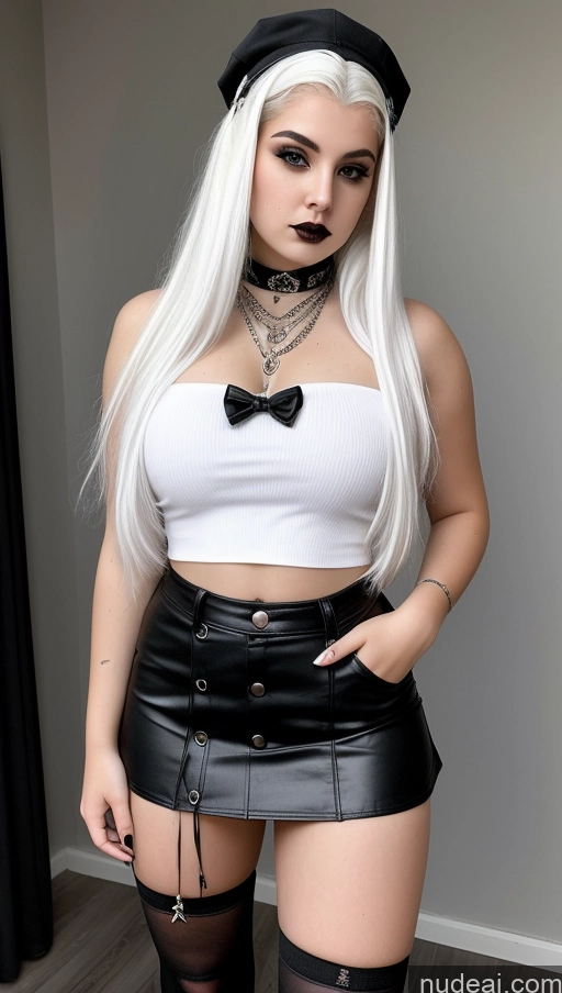 related ai porn images free for 18 Thick Goth Mini Skirt White Hair