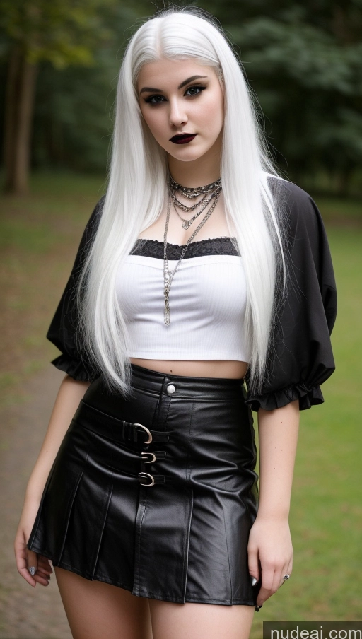 related ai porn images free for 18 Thick Goth Mini Skirt White Hair