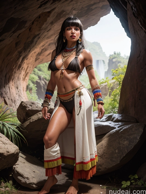 related ai porn images free for Tanned Skin Native American Traditional Tribal Detailed Cave Long Skirt Thong Fantasy Style Jeff Easley Fr4z3tt4 Bangs