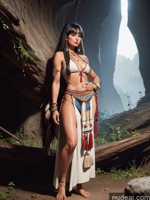 related ai porn images free for Tanned Skin Native American Traditional Tribal Detailed Cave Long Skirt Thong Fantasy Style Jeff Easley Fr4z3tt4 Bangs Perfect Body