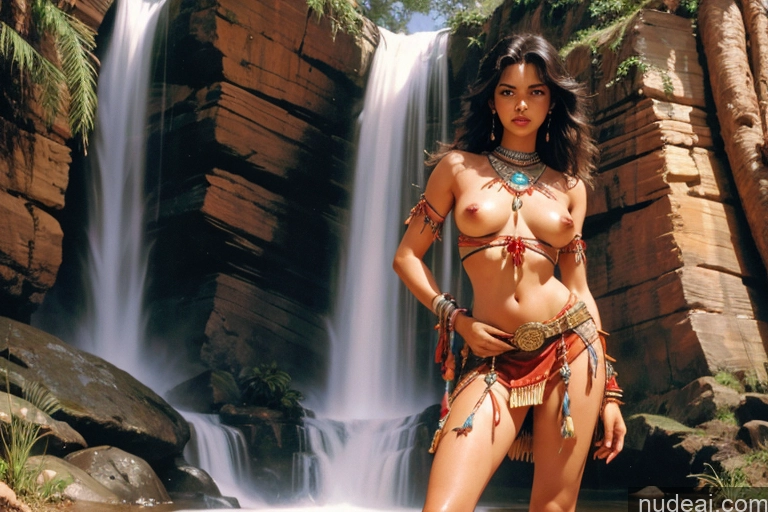 related ai porn images free for Tanned Skin Native American Tribal Detailed Waterfall Forest Fr4z3tt4 Fantasy Style Jeff Easley Traditional Thong Cowgirl Outfit Huge Tits, Hard Nipples Two Long Skirt Oasis