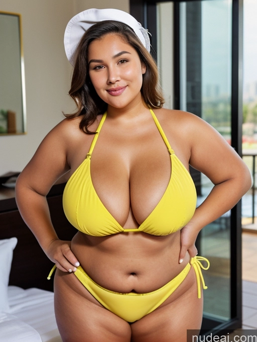 related ai porn images free for 80s One Busty Huge Boobs Tanned Skin Microkini Front View Thong Thick Chubby Fat Brazilian Construction Worker Maid