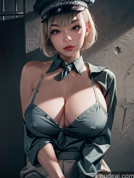 related ai porn images free for Athlete One Huge Boobs Perfect Body Short Hair Fairer Skin 30s Blonde White Skin Detail (beta) Prison Front View Boots Hat Micro Skirt Police Tie Cleavage Dark Lighting Detailed Guided Breast Grab Happy Sexy Face