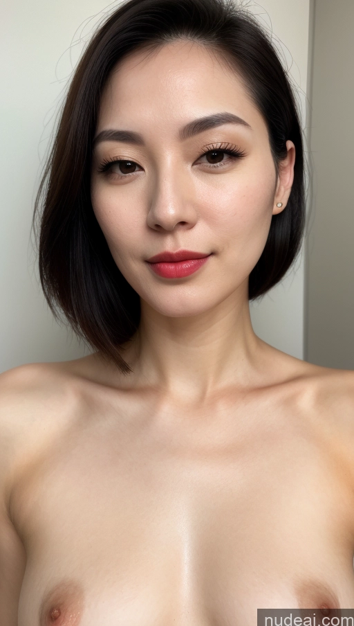 related ai porn images free for Woman One Beautiful Lipstick Fairer Skin 30s Black Hair Skin Detail (beta) Close-up View Small Tits Korean Slicked