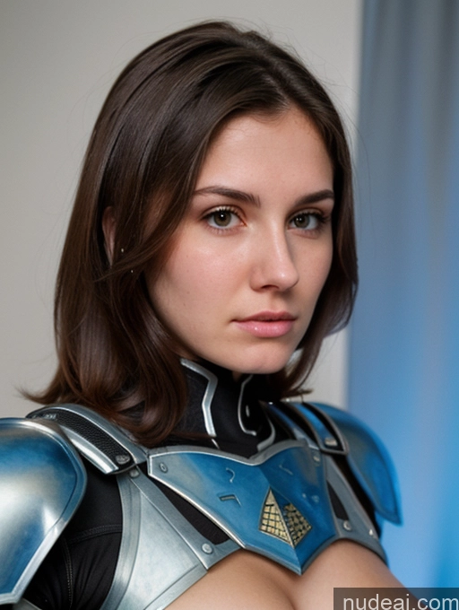 ai nude image of arafed woman in a futuristic suit posing for a picture pics of Beautiful Perfect Body 18 Jewish Perfect Boobs Busty Sci-fi Armor Sorority Angry