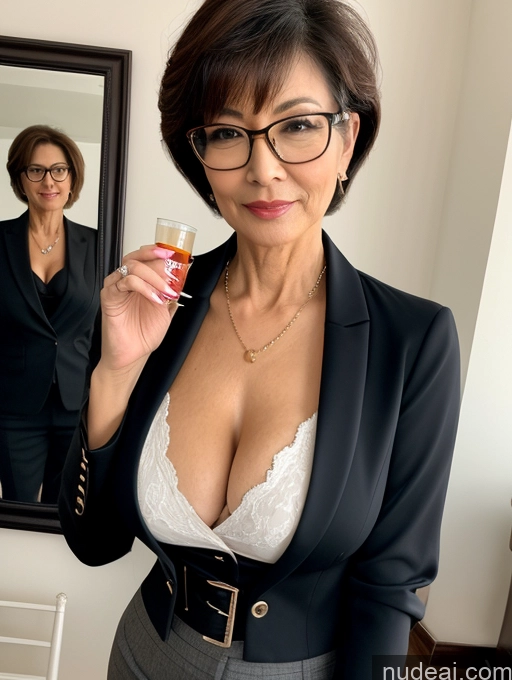 related ai porn images free for Milf Perfect Boobs Beautiful Glasses Perfect Body 60s Seductive Pixie Chinese Party Blouse Casual Jacket Professor Secretary Shirt Stylish Suit Cleavage Detailed Sexy Face