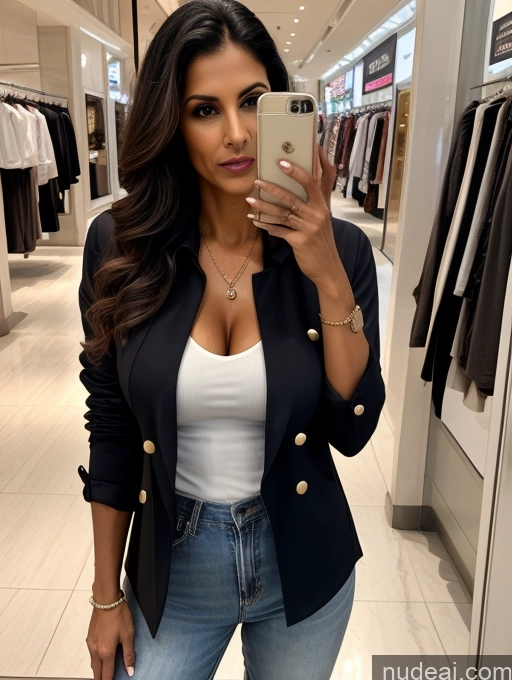 related ai porn images free for Milf Two Perfect Boobs Perfect Body Dark Skin Indian Mall Blouse Casual Jacket Professor Secretary Shirt Stylish Suit Cleavage Dark Lighting Detailed Sexy Face 60s