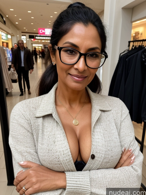 related ai porn images free for Milf Two Perfect Boobs Perfect Body Dark Skin 70s Indian Mall Blouse Casual Jacket Jeans Professor Secretary Shirt Stylish Sweater Cleavage Dark Lighting Detailed Sexy Face Glasses Ponytail