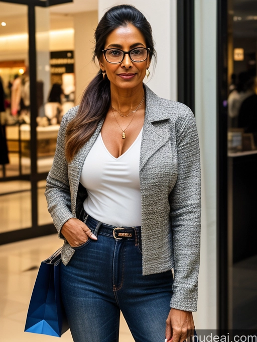 related ai porn images free for Milf Two Perfect Boobs Perfect Body Dark Skin 70s Indian Mall Blouse Casual Jacket Jeans Professor Secretary Shirt Stylish Sweater Cleavage Dark Lighting Detailed Sexy Face Glasses Ponytail