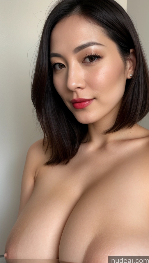 related ai porn images free for Woman One Beautiful Lipstick Fairer Skin 30s Black Hair Close-up View Japanese Bobcut Skin Detail (beta) Huge Boobs