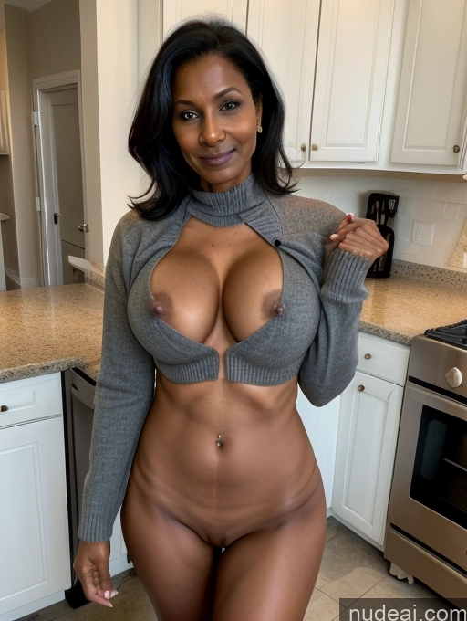 related ai porn images free for Milf Two Perfect Boobs Perfect Body Dark Skin 70s Indian Kitchen Bra Jacket Jeans Professor Secretary Sweater Cleavage Partially Nude Detailed Cum On Belly