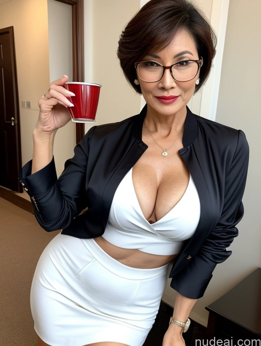 related ai porn images free for Milf Perfect Boobs Beautiful Glasses Perfect Body 60s Seductive Pixie Chinese Party Blouse Casual Jacket Professor Secretary Shirt Stylish Suit Cleavage Detailed Sexy Face