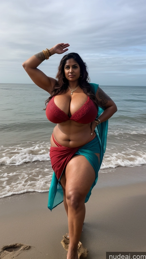 related ai porn images free for Milf Busty Huge Boobs Beautiful Tattoos Muscular Big Ass Abs Thick Fat Big Hips Tall Dark Skin 50s Indian Dark Lighting Sexy Face Long Hair Beach Front View T-pose Ginger Blouse Sari