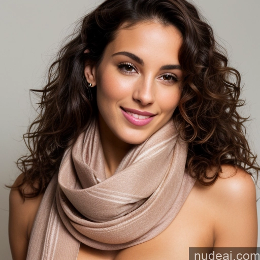 related ai porn images free for Beautiful Sexy Face Nude Jewelry Small Tits Seductive Laughing Model Curly Hair Scarf