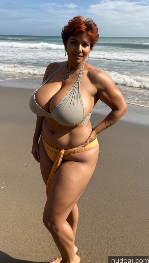 related ai porn images free for Milf Busty Huge Boobs Beautiful Tattoos Muscular Big Ass Thick Big Hips Tall Dark Skin 50s Indian Sexy Face Pixie T-pose Beach Close-up View Ginger Sari Chubby